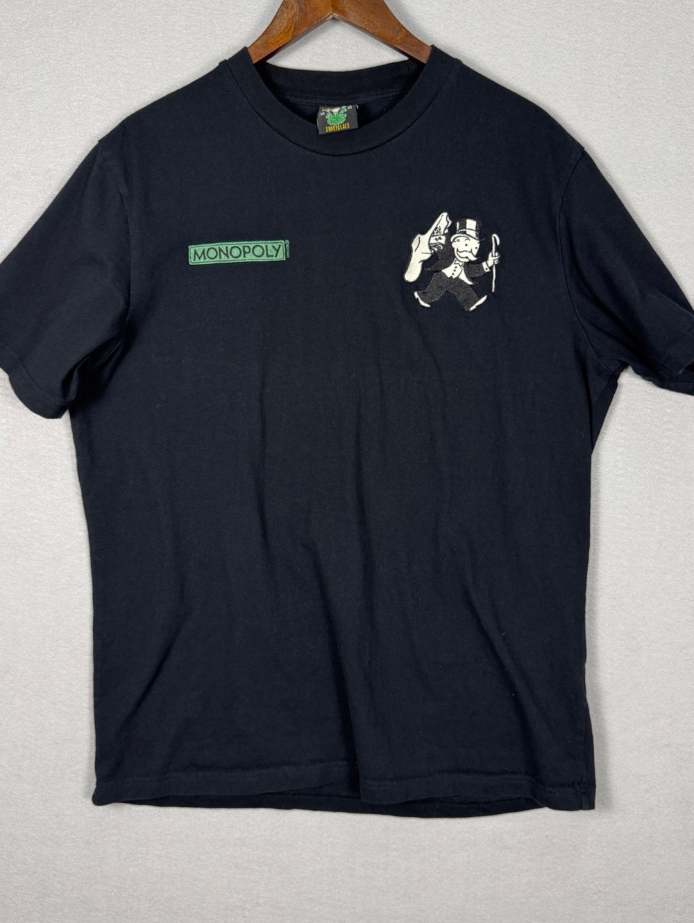 Shoepalace Monopoly Men's Large Black Graphic T-Shirt